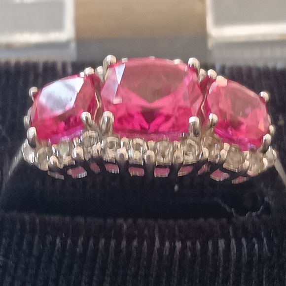 7.6ct. Natural Ruby Ring Sterling - Picture 1 of 15